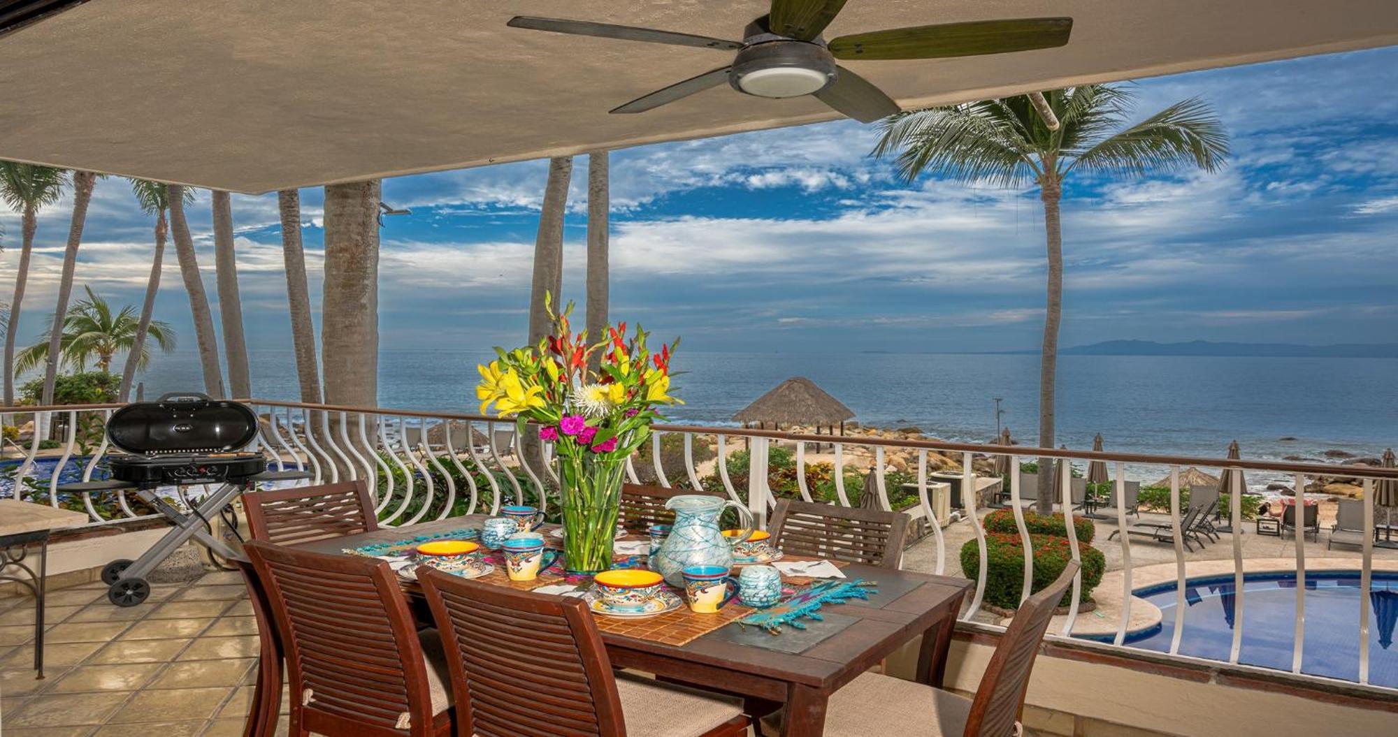 Ocean Front, 3 Bedroom, 3 Bathroom, Casa Natalia, Playa Esmeralda Puerto Vallarta Esterno foto