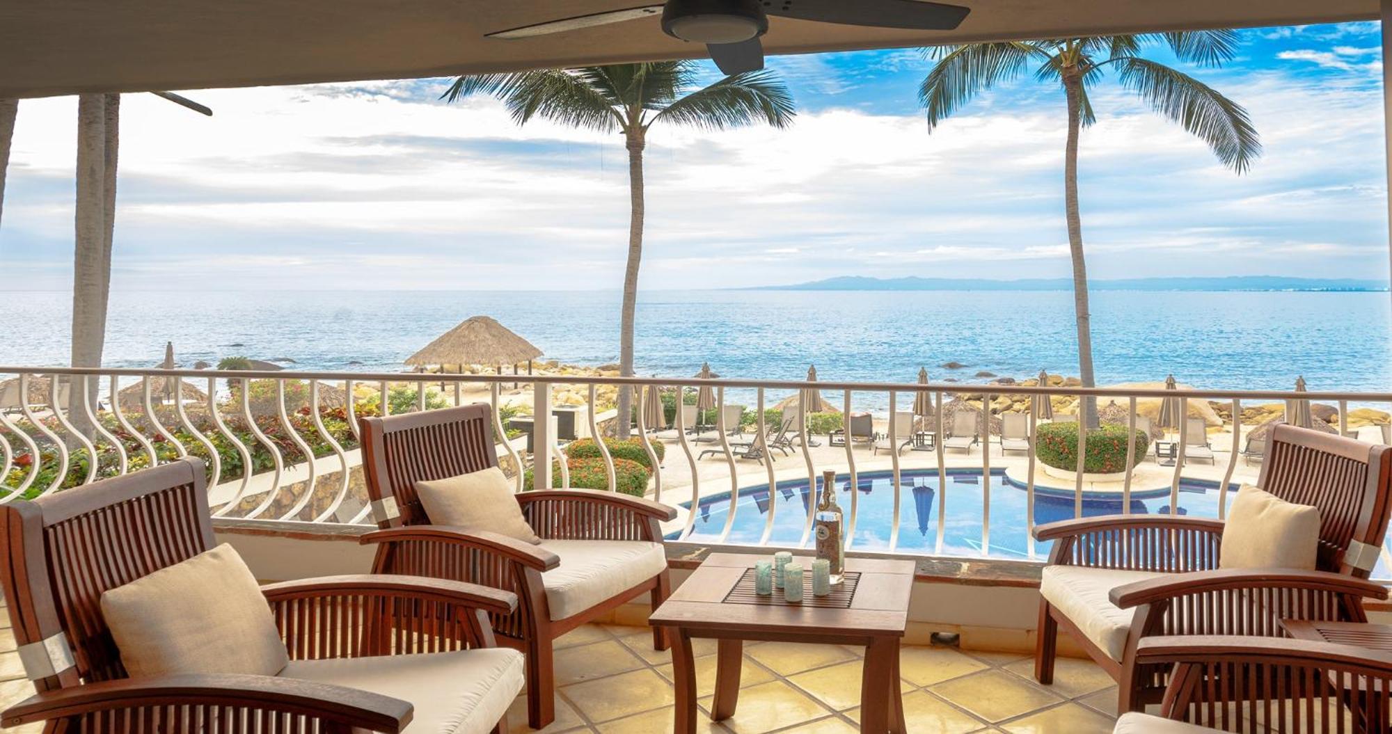 Ocean Front, 3 Bedroom, 3 Bathroom, Casa Natalia, Playa Esmeralda Puerto Vallarta Esterno foto