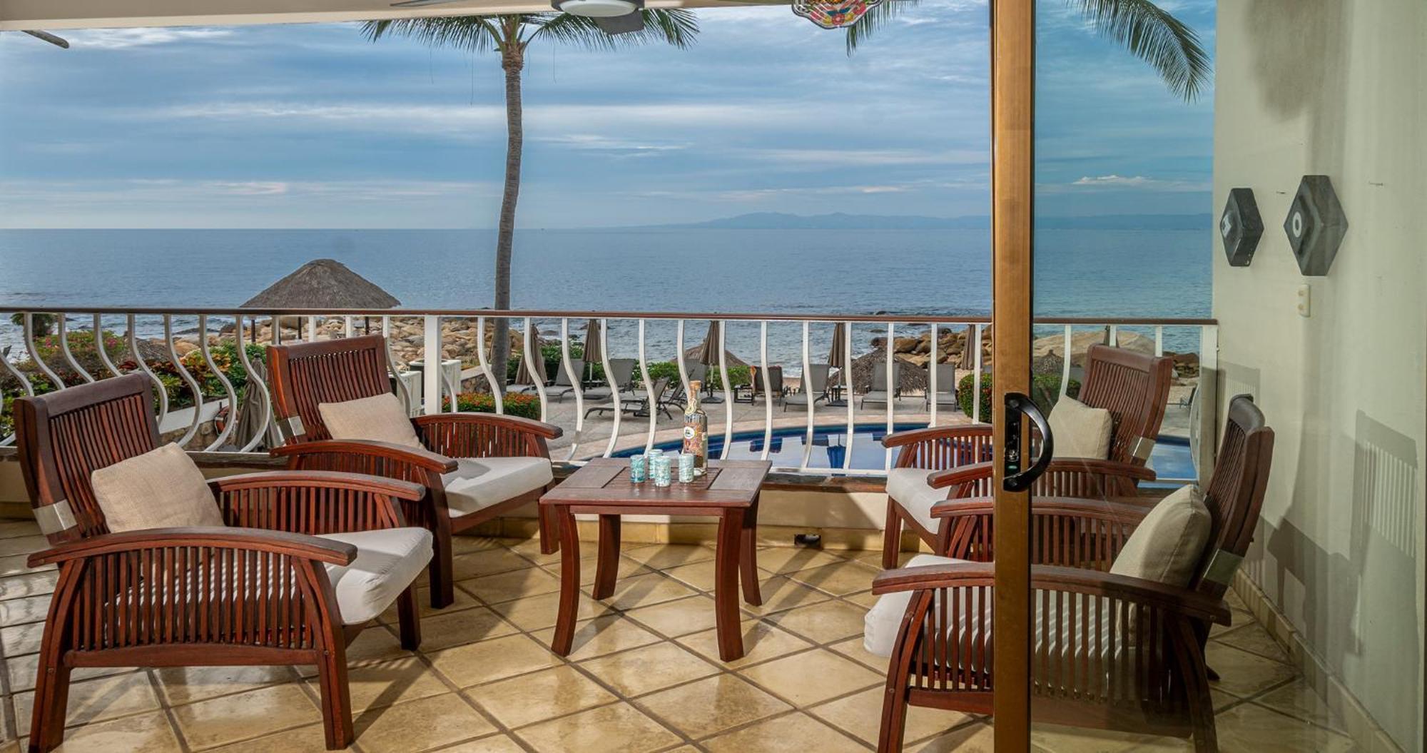 Ocean Front, 3 Bedroom, 3 Bathroom, Casa Natalia, Playa Esmeralda Puerto Vallarta Esterno foto